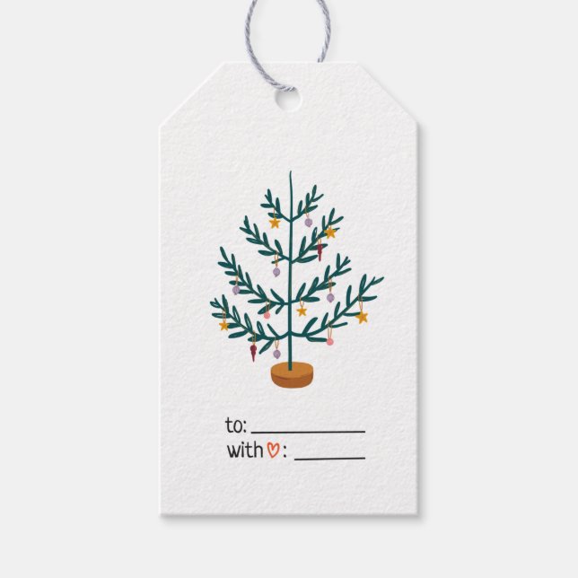 Christmas Tree Gift Tags (Front)