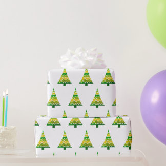 Christmas tree gift wrap