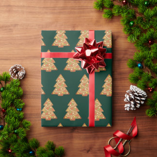 Christmas tree gift wrap