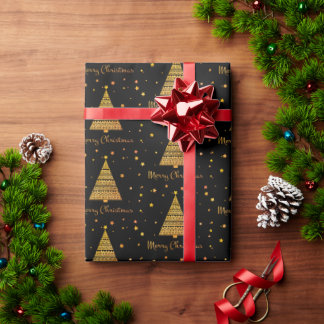 Christmas tree gift wrap