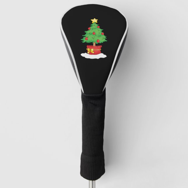 Christmas Tree Golf Head Cover (Front)