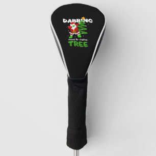 Christmas tree golf head cover