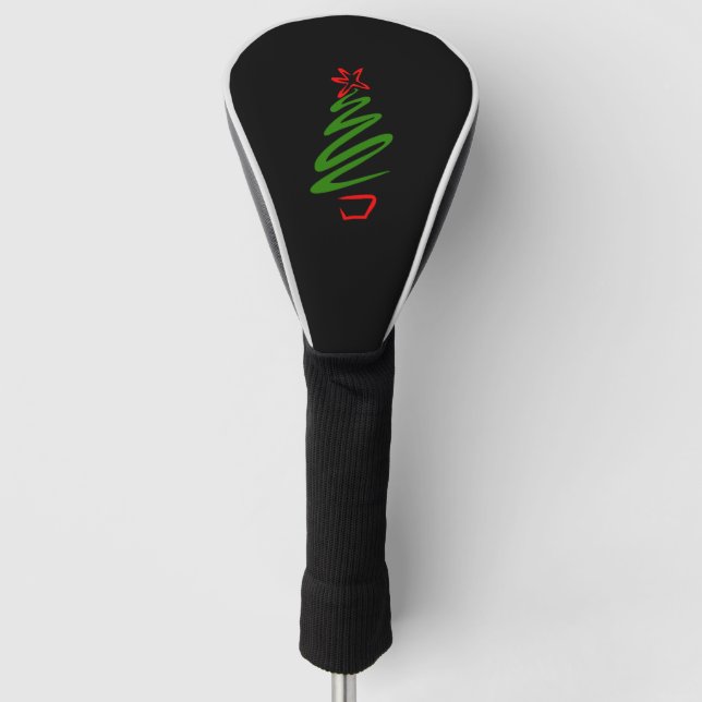 Christmas tree     golf head cover (Front)