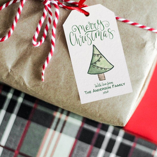 Christmas Tree {GREEN} Gift Tags (Creator Uploaded)
