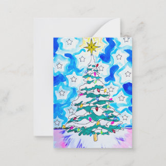 Christmas Tree Greeting Card