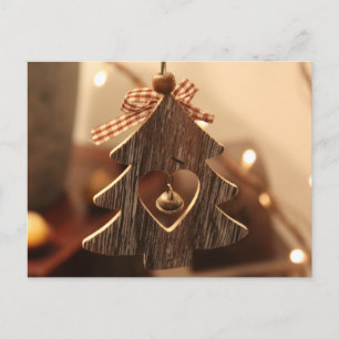 Christmas Tree Heart Postcard