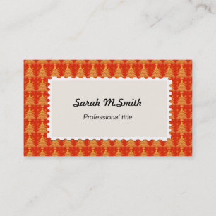 Christmas tree, holiday business card