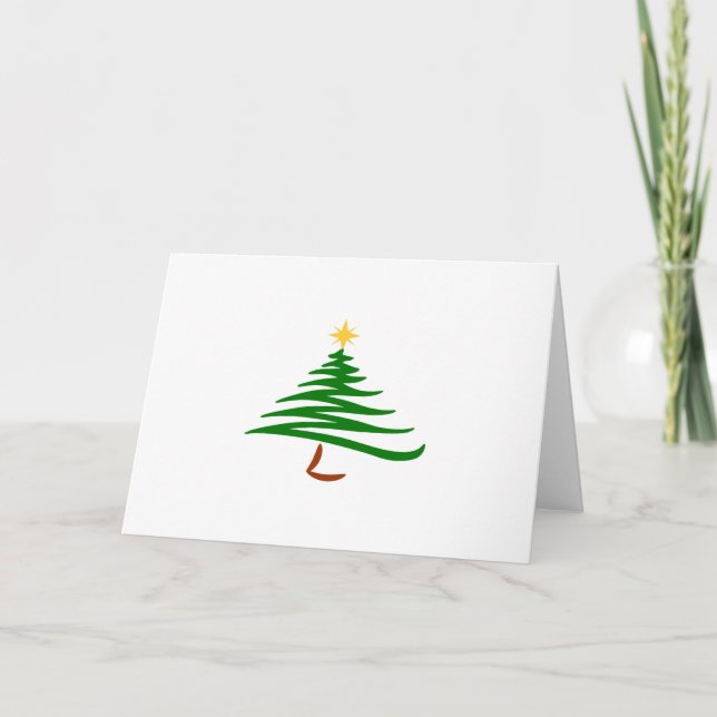 Christmas Tree Holiday Card (Front)