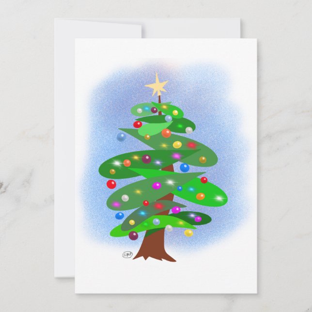 Christmas Tree Holiday Card (Front)