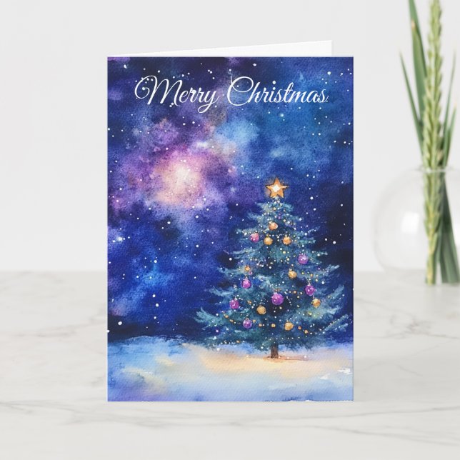 Christmas Tree Holiday Card (Front)