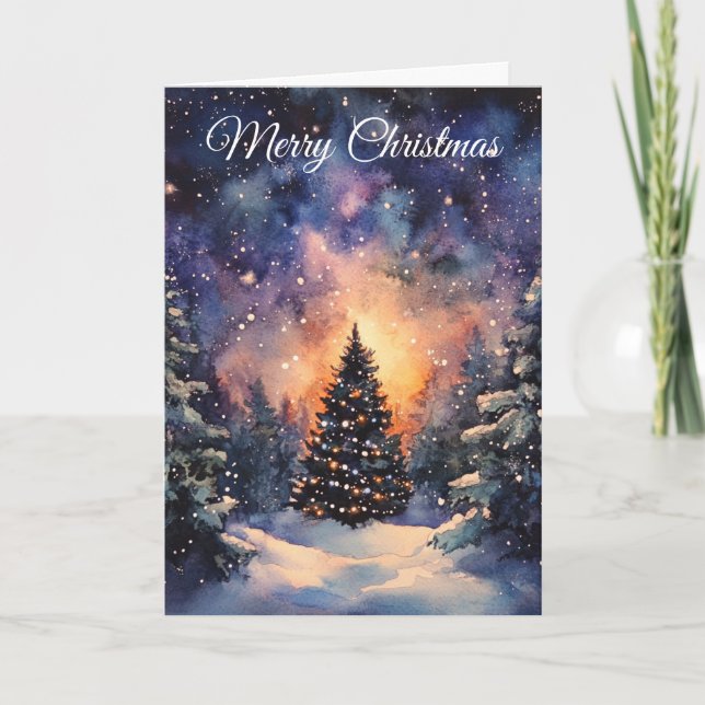 Christmas Tree Holiday Card (Front)