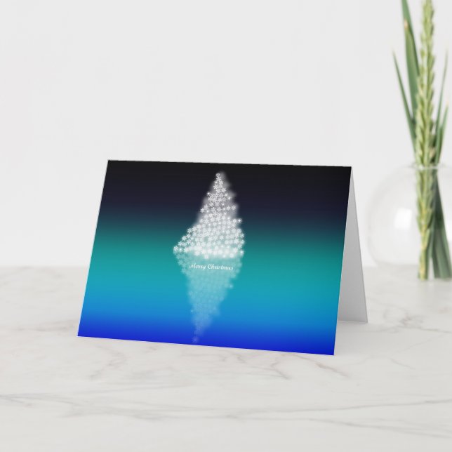 christmas tree holiday card (Front)