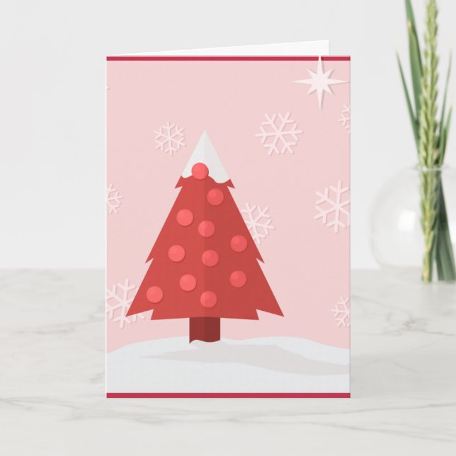 Christmas Tree Holiday Card (Front)