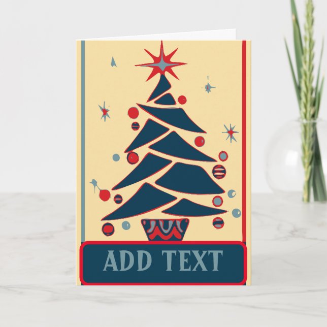 Christmas Tree Holiday Card (Front)