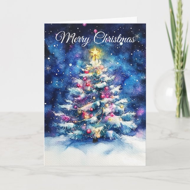 Christmas Tree Holiday Card (Front)