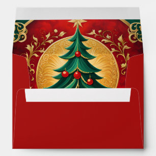 Christmas Tree Holiday Envelope
