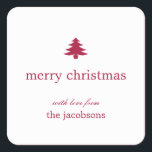 Christmas Tree Holiday Gift Stickers<br><div class="desc">Use our stylish stickers as party favours,  gift tag stickers,  labels,  envelope seals,  and more! Be creative,  the possibilities are endless!</div>