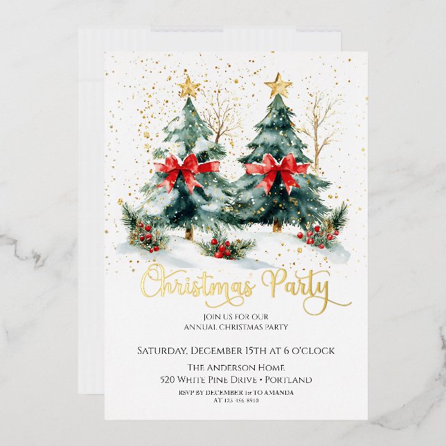  Christmas Tree Holiday Party  (Envelope)