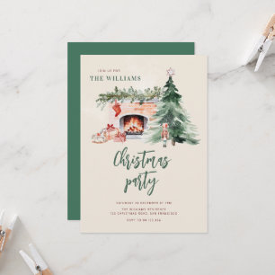 Christmas Tree Holiday Party Invitation