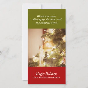 Christmas Tree   Holiday Photo Card