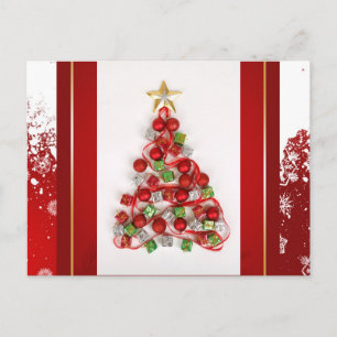 Christmas Tree Holiday Postcard