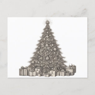 Christmas Tree Holiday Postcard