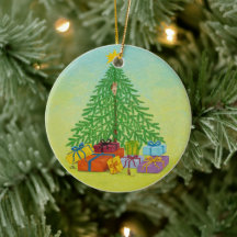 Christmas Tree Holiday Round