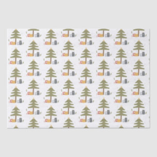 Christmas Tree Holiday Winter Family Gifts Tissue Paper