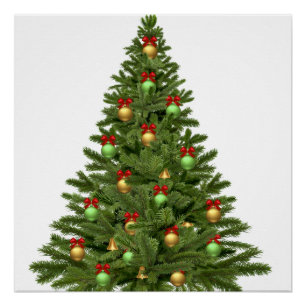 Christmas Tree Holidays Christmas Christmas Bauble Poster