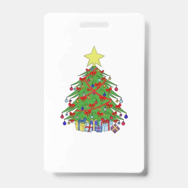 Christmas tree ID badge (Front)