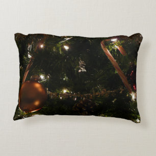 Christmas Tree III Holiday Scene Decorative Cushion