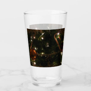 Christmas Tree III Holiday Scene Glass