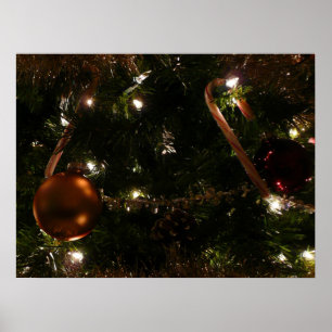 Christmas Tree III Holiday Scene Poster