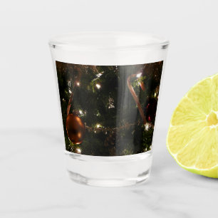 Christmas Tree III Holiday Scene Shot Glass
