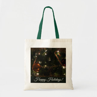 Christmas Tree III Holiday Scene Tote Bag