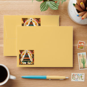 Christmas Tree in abstract art 44 - Fan Fun Envelope