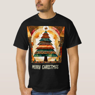 Christmas Tree in abstract art 44 - Fan Fun T-Shirt