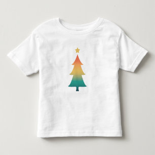 Christmas tree in twilight toddler T-Shirt