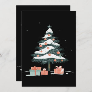 Christmas tree  invitation