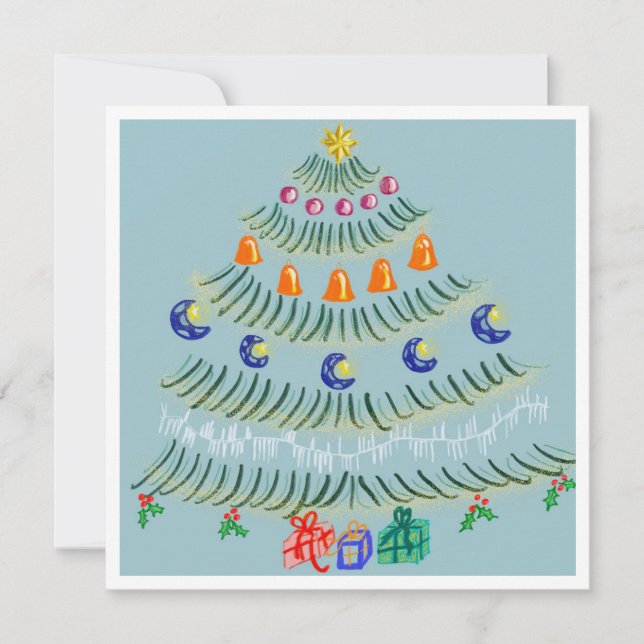 Christmas tree invitation (Front)