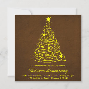 Christmas Tree Invitation