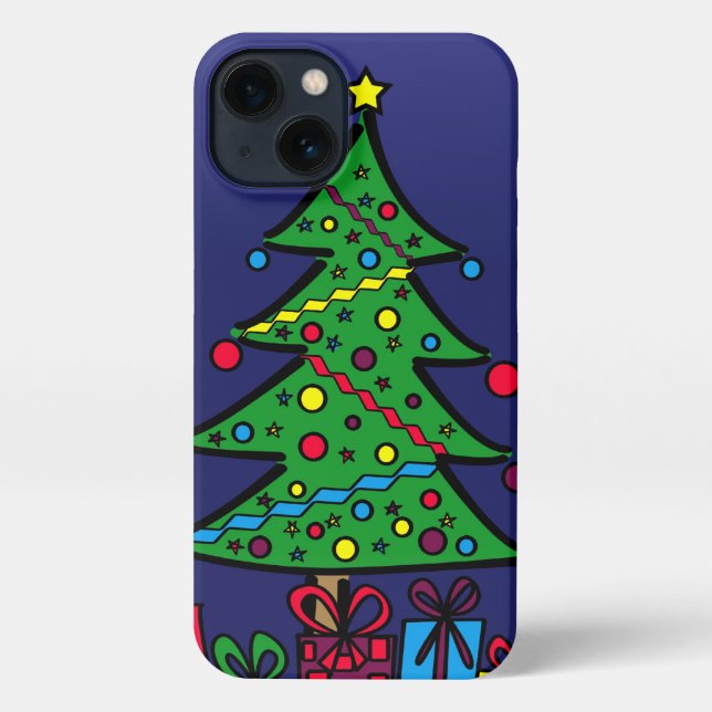 Christmas tree iPhone case (Back)