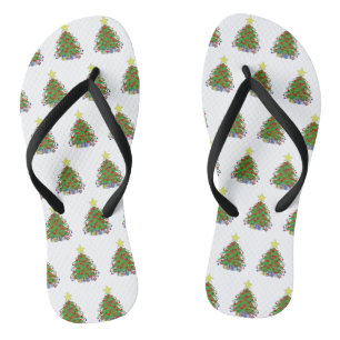 Christmas tree jandals