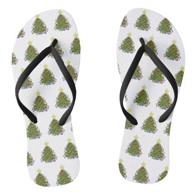 Christmas tree jandals (Footbed)
