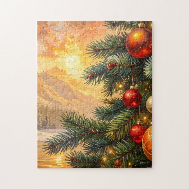christmas tree jigsaw puzzle (Vertical)