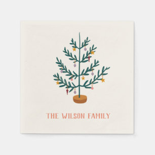 Christmas Tree Joy  Paper Napkin