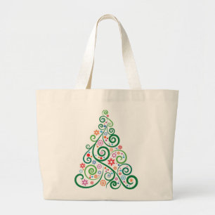 Christmas Tree Jumbo Tote
