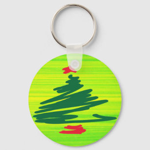 Christmas Tree Key Ring