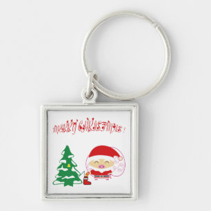 Christmas tree key ring