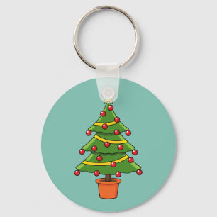 Christmas Tree Key Ring